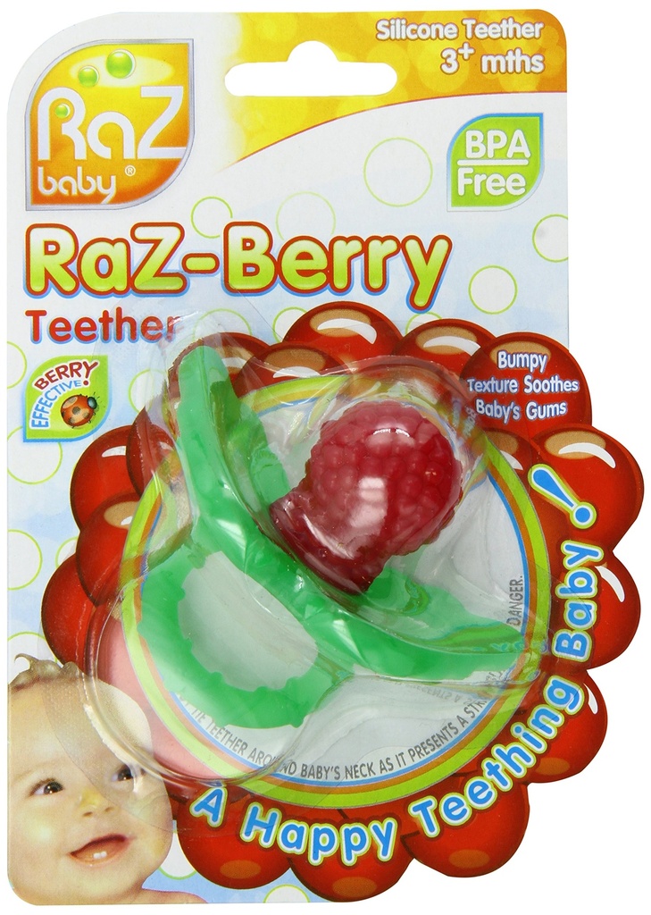 TÉTINE DENTITION RAZBERRY 3M+