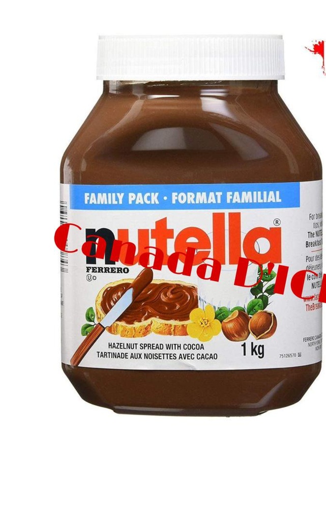 Nutella tartinade aux noisettes avec cacao 725g