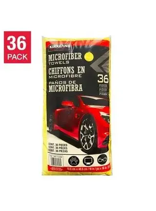 MICROFIBER TOWELS KIRKLAND 36 PIECES 