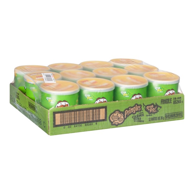 CHIPS PRINGLES CRÉME SURE ET OIGNON 12 × 68 g