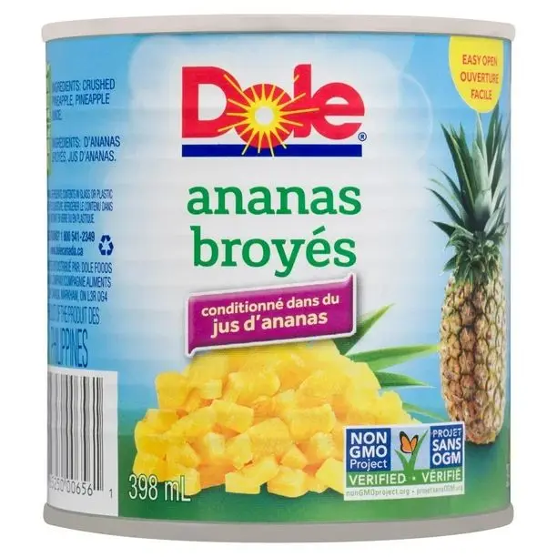 DOLE ANANAS BROYÉS 398ML