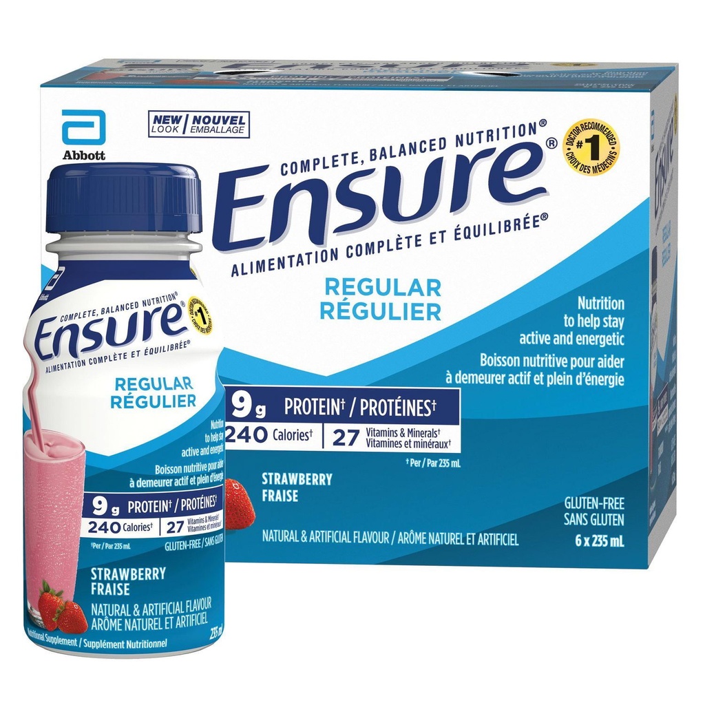 ENSURE FRAISE REGULIER PACK DE 6