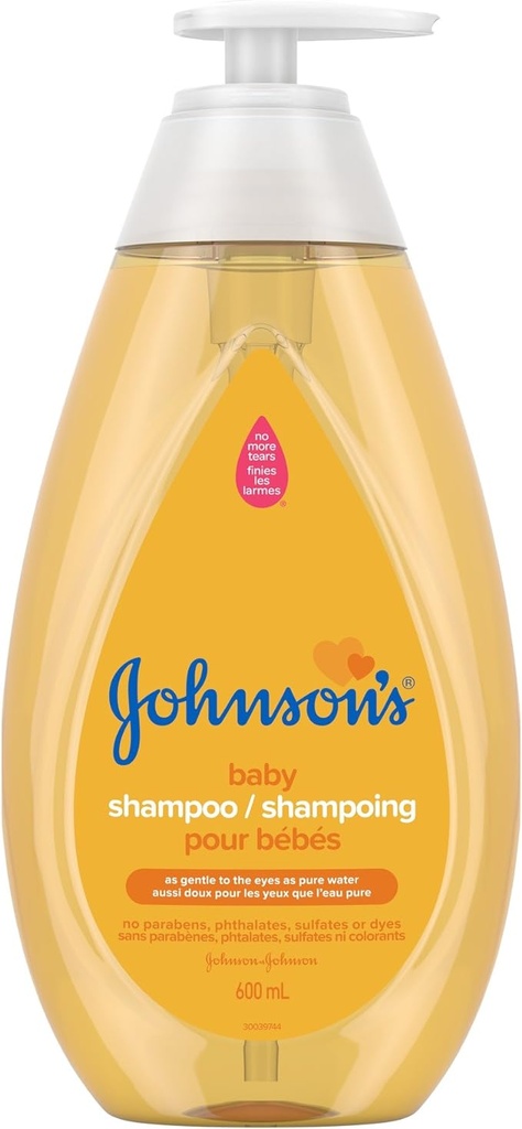JOHNSON'S BABY SHAMPOOING, DOUX, 600 ML