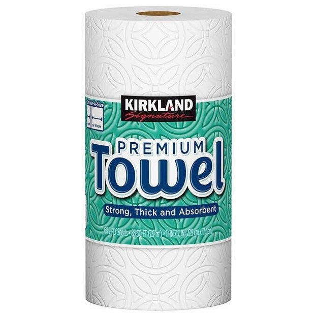 Papier essuie tout 2 épaisseurs, Kirkland- 1 piéce