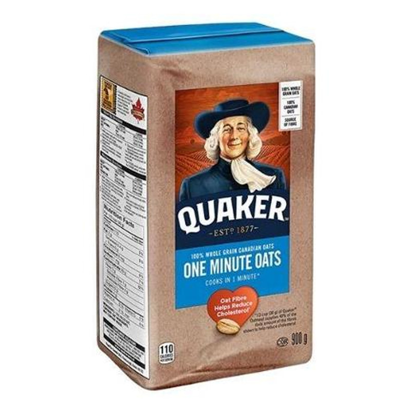 Quaker Gruau Avoine Standard One Minute Oats,  900g
