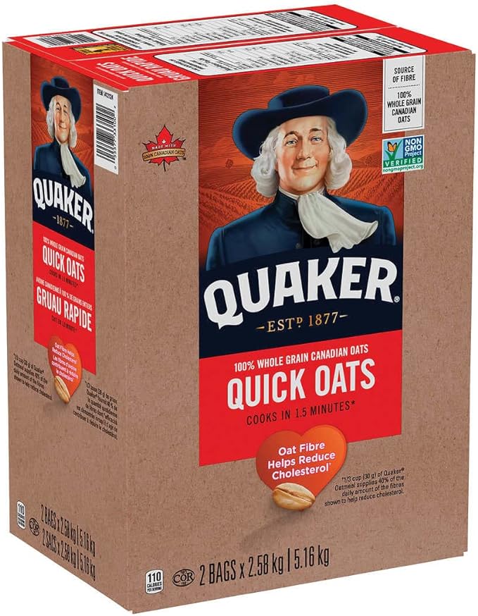 Quaker flocon Avoine  rapide 5,16 kg