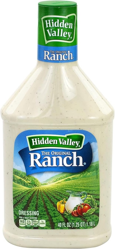 Sauce à salade et garniture  Ranch de Hidden Valley, 1x 1,18 L