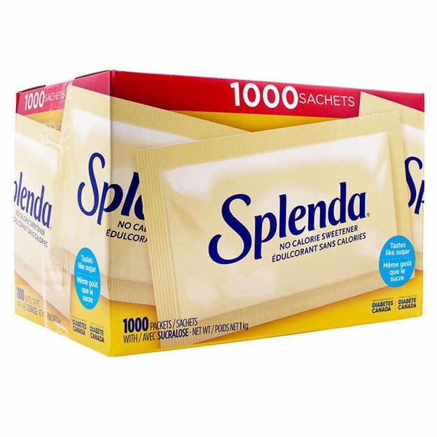 Sucre Splenda - Édulcorant sans calories en sachets, Paquet de 1,000