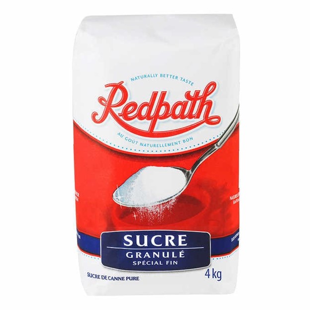 Sucre granulé spécial fin-Redpath, 4 kg