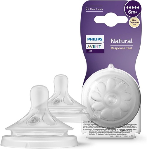 TÉTINE DE RECHANGE BIBERON AVENT 6M+ 2X