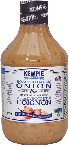 VINAIGRETTE KEWPIE ET MARINADE A L'AIL ROTI ET A L'OIGNON 887ML