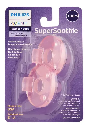 TETINE,Philips Avent Soothie 3_18mois  ROSE