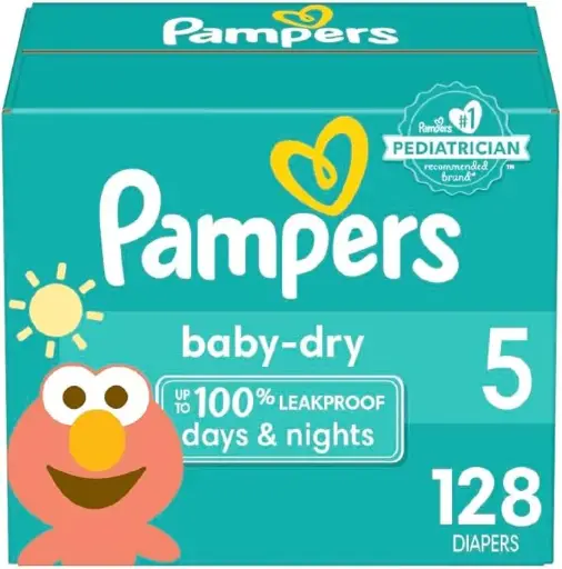 Couche Pampers Swaddlers, Super Econo Taille 5 (128 unités)