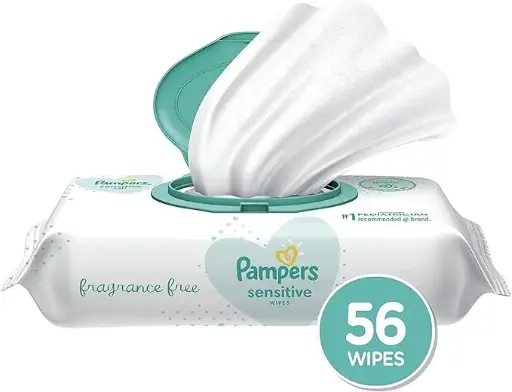 Pampers Sensitive Baby Wipes Unscented, paquet 56 pcs