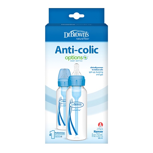 BIBERON ANTICOLIQUE DR BROWN PACK 2x250ML, 0M+