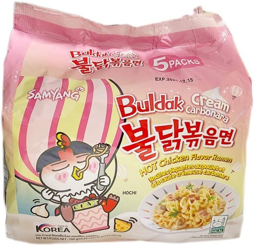 BULDAK CREAM CARBONARA PACK 5