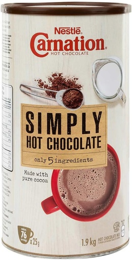 Carnation lait chocolat chaud, Mélange de poudre, Nestlé1,9 kg
