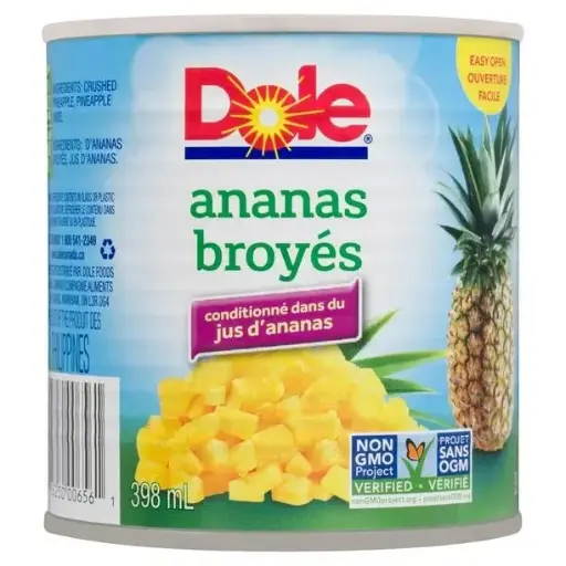 DOLE ANANAS BROYÉS 398ML