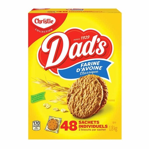 Dad’s,  Biscuits à l’avoine , 48 paquets