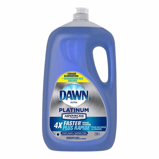 Détergent à vaisselle liquide platinum advanced power, Dawn  2,66 L