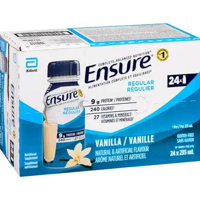 ENSURE VANILLE REGULAR PACK 24X235ML