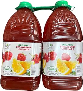 JUS ORGANIC STAWBERRY LEMONADE 2x1,89L