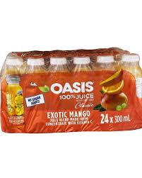 Jus Oasis Mangue exotique , Pack, 24 × 300 ML