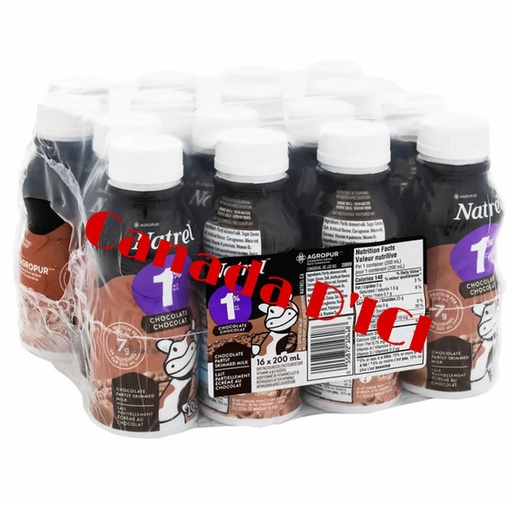 Natrel Chocolate lait 200 mL, 16 pcs