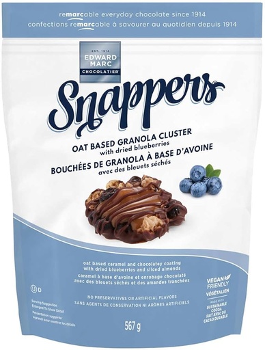 SNAPPERS OAT BASED GRANOLA CLUSTER 567G