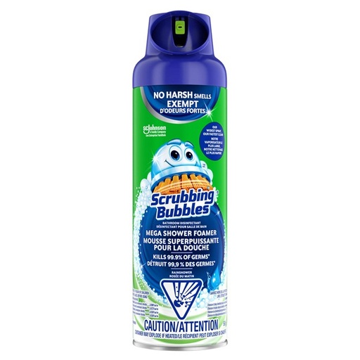 Scrubbing Bubbles - Combiné mousse superpuissante pour la douche et nettoyant pour salle de bain en aérosol,  708g