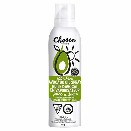 Spray Huile d'avoca Chosen Foods 100% , 382 g